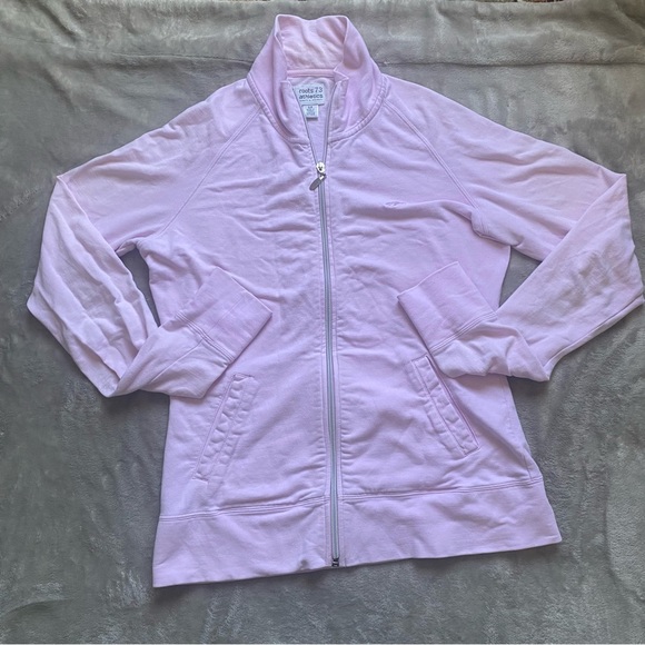 Vintage baby pink roots zip up - Picture 3 of 9